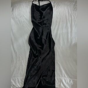 NWOT Silky black dress